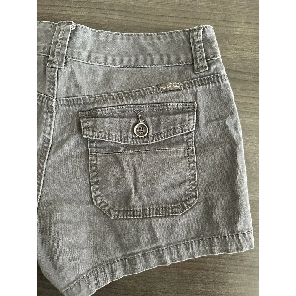 Y2K Unionbay Low‎ Rise Shorts Lot 3 Khaki Black Gray 90s Mini Micro 28x3
